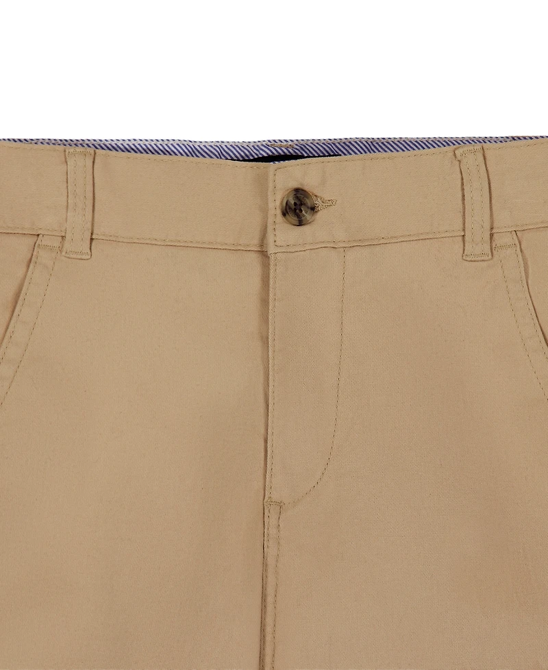 Tommy Hilfiger Toddler and Little Boys Flat-Front Stretch Chino Pants