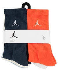 Jordan Boys' 7-11 Everyday Crew Socks, 6-Pack