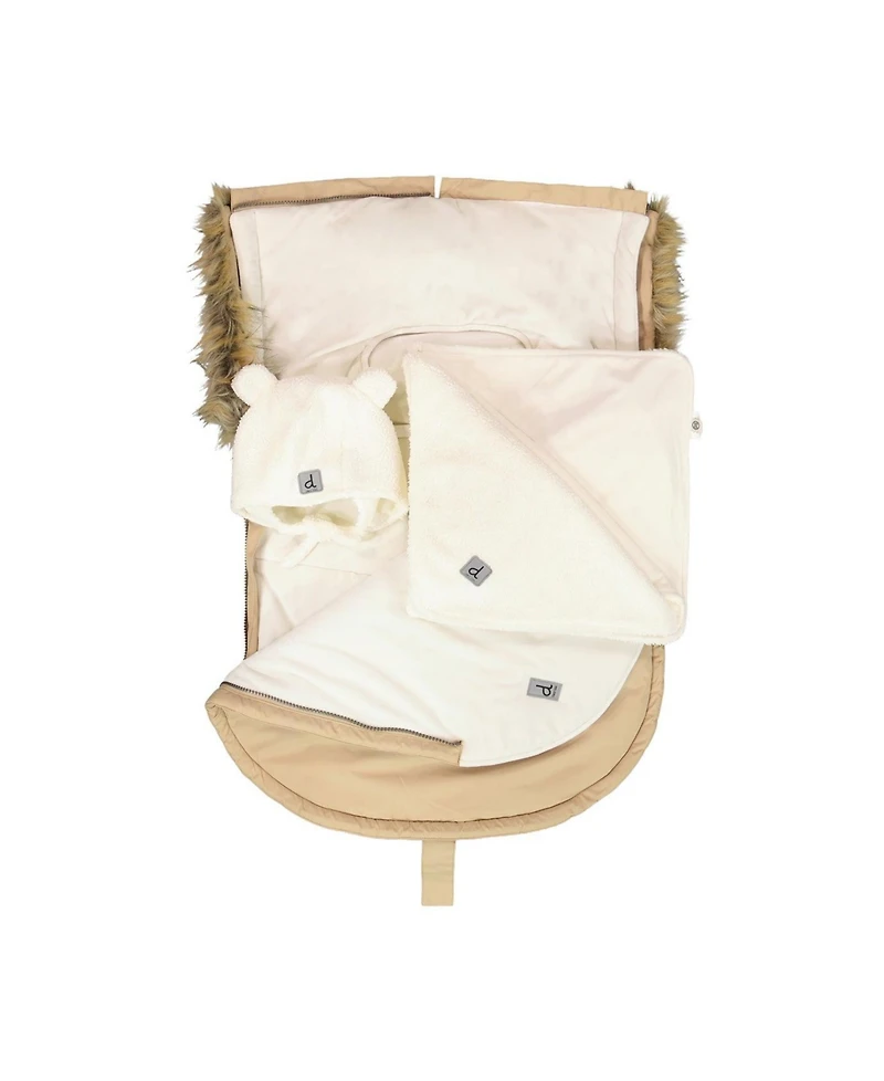 Deux par Deux Baby Unisex 0-6 Bunting Bag for Car Seats and Strollers