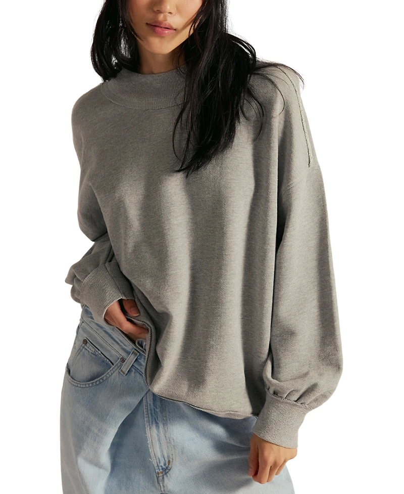 Free People Women's Palm Springs Mock Neck Top