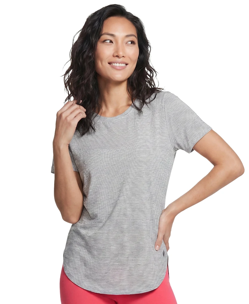 Skechers Women's GoDri Swift Stripe Tunic T-Shirt