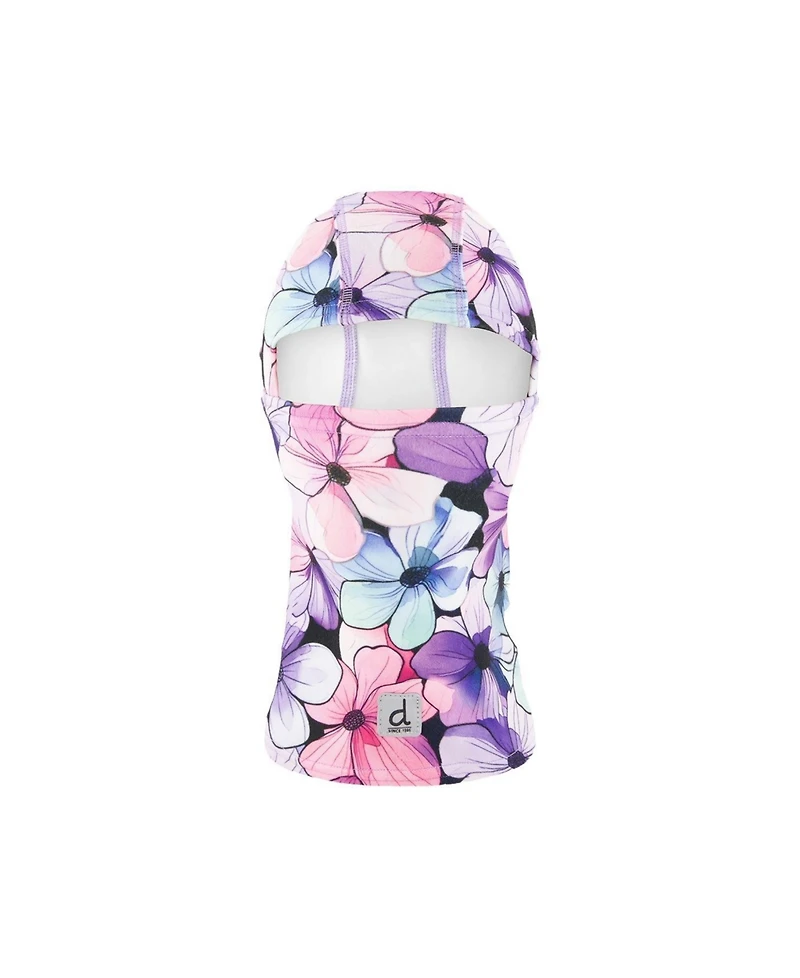 Deux par Deux Little and Big Girl (5-14) Brushed Jersey Balaclava Floral Print