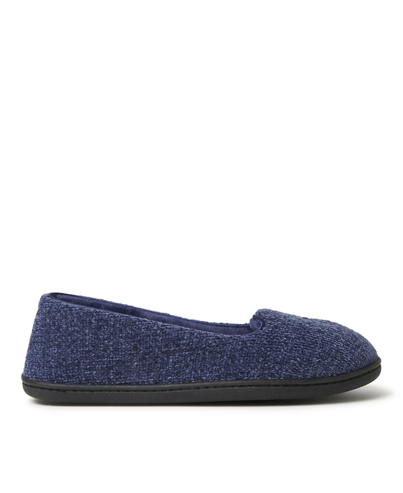 Dearfoams Women's Rebecca Chenille Closed Back Slipper, Online Only