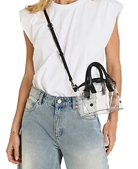 Hammitt Paula Clear Trim Small Crossbody Handbag