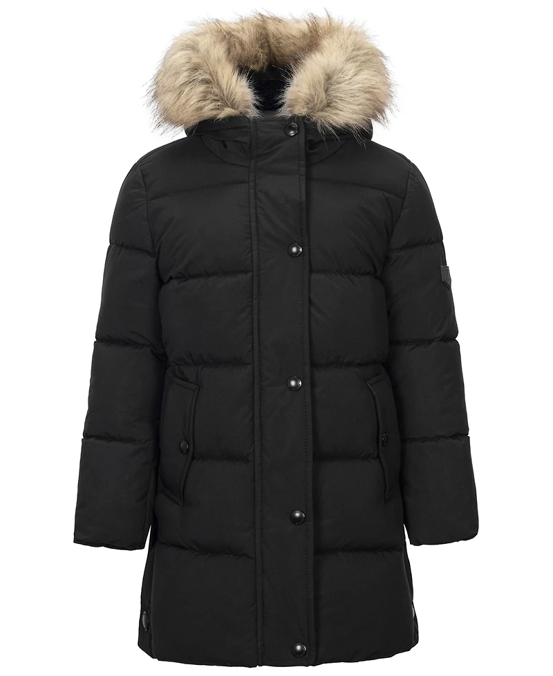 Sam Edelman Girls' 7-16 Long-Sleeve Expedition Hooded Parka Coat