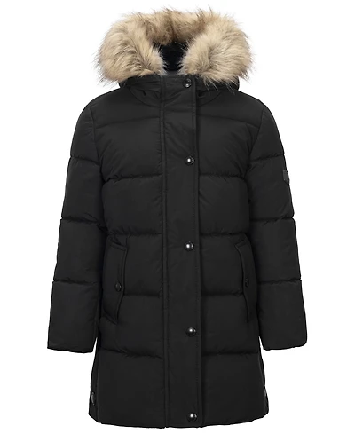 Sam Edelman Girls' 7-16 Long-Sleeve Expedition Hooded Parka Coat
