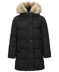 Sam Edelman Girls' 7-16 Long-Sleeve Expedition Hooded Parka Coat