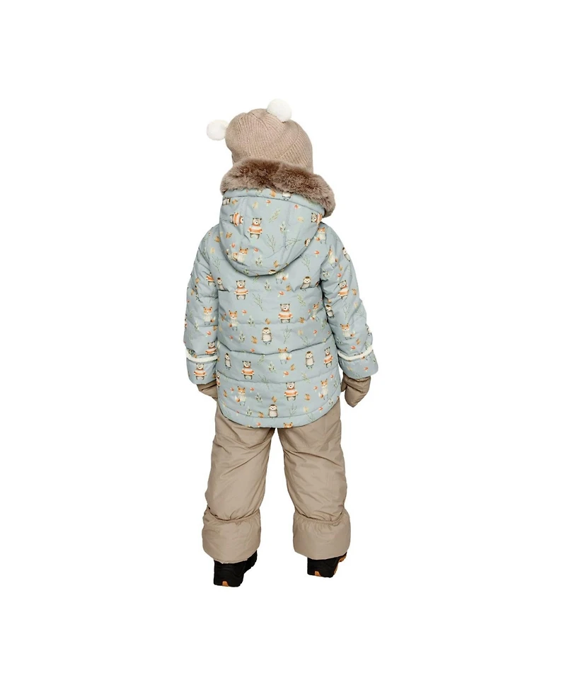 Deux par Toddler Boys Two Piece (2-3) Snowsuit Animal Print