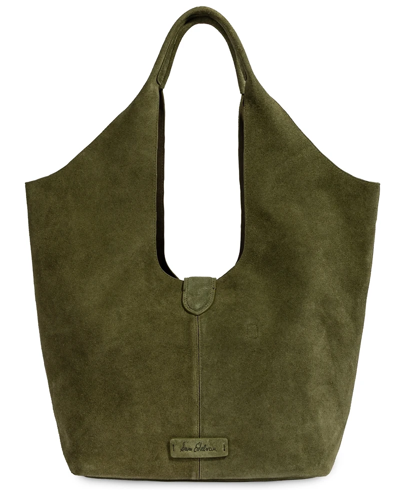 Sam Edelman Lucy Buckle Medium Double Handle Tote Handbag