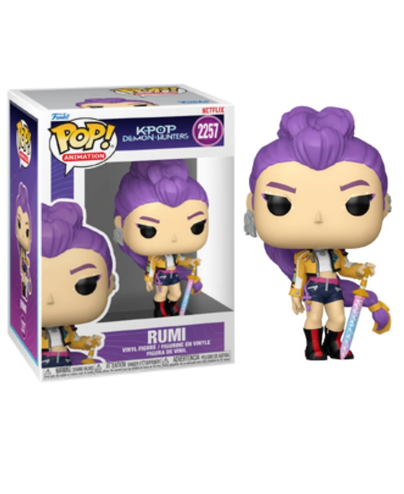 Funko Pop Animation: Kpop Demon Hunters Rumi Toy, Ages 3+