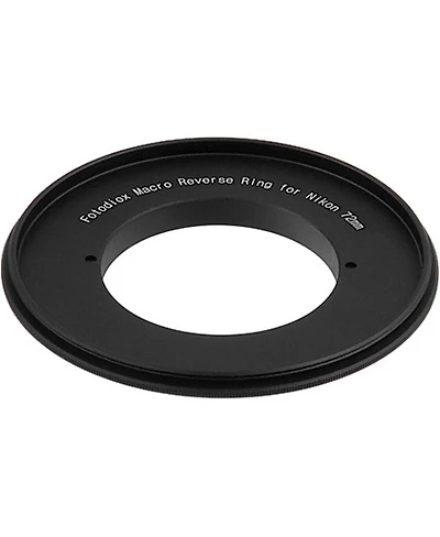 Fotodiox 72mm Filter Thread Macro Reverse Mount Adapter Ring for Nikon F Mount Slr Camera Body