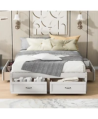 Streamdale Furniture Platform Bed 6 Drawers