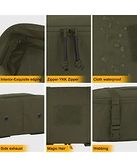 Piscifun 4 Packing Cubes Waterproof Nylon Ykk Zippers Travel Organizer Bags