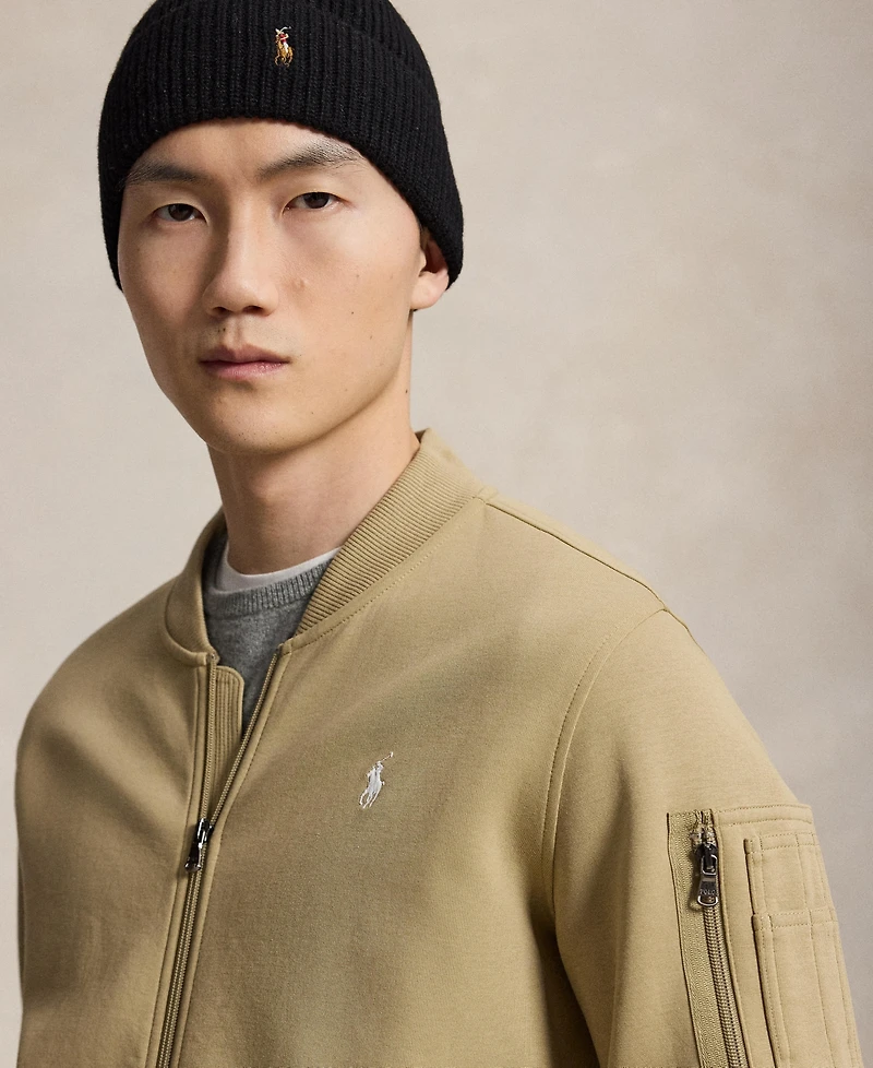 Polo Ralph Lauren Men's Double-Knit Flight Bomber Jacket