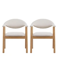 Boyel Living 2-Piece Modern Dining Chairs with Arms