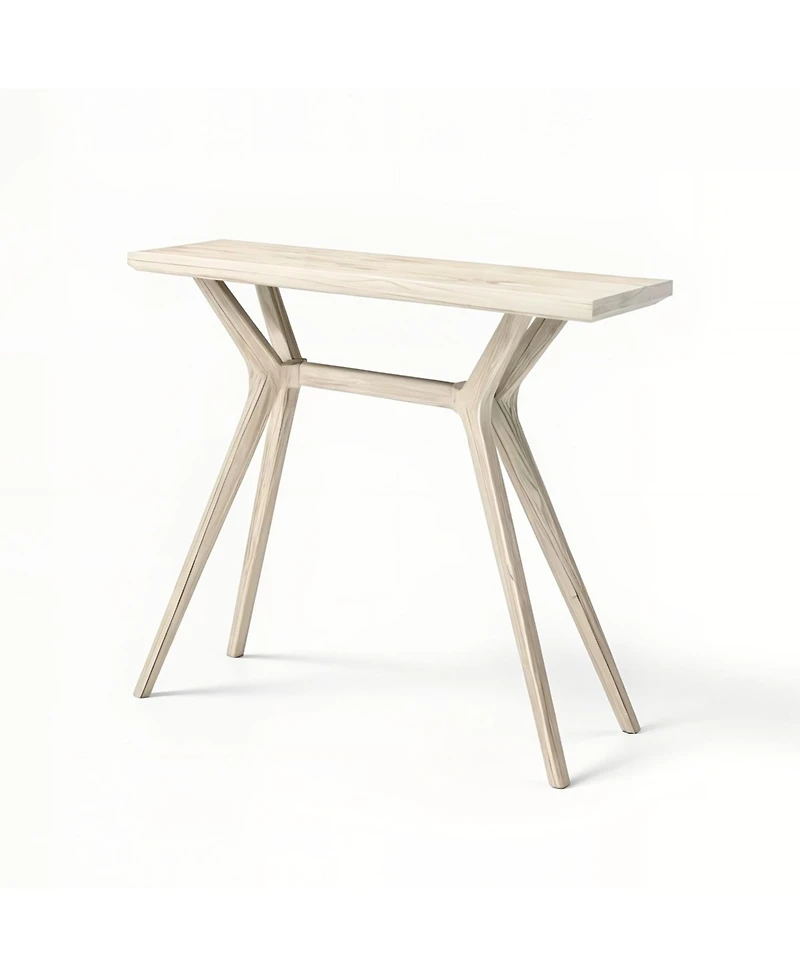 Sunset Living Furniture Cross Leg Console Table (45.5in / 1160mm), Wirebrush