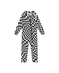Deux par Baby Boy ( 6M to 24M )One Piece Thermal Underwear Checkered Print