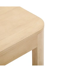 Sunset Living Furniture Modern Rounded Rectangular Coffee Table