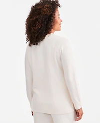 Style & Co Petite Crew-Neck Long-Sleeve Lightweight Cardigan, Macy's Exclusive