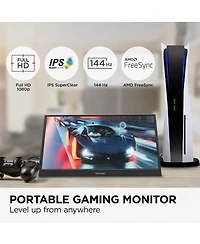 ViewSonic VX1654 15.6" Ips Full Hd 144Hz Portable Gaming Usb-c Monitor
