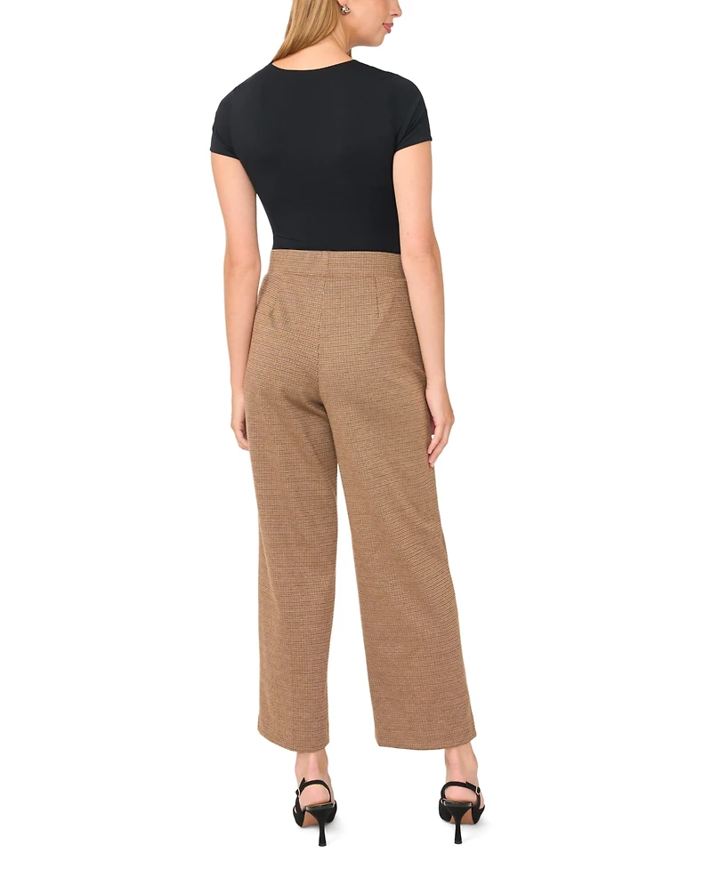 Vince Camuto Women's Pull-On Pintuck Wide-Leg Pants