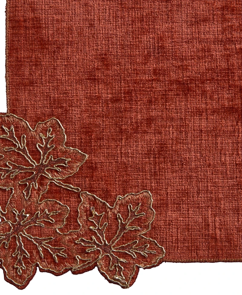 Lenox Lurex Leaves Velvet Rectangular Placemat, 13" x 19"