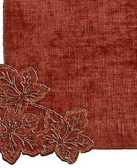 Lenox Lurex Leaves Velvet Rectangular Placemat, 13" x 19"
