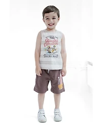Nightmare Before Christmas Toddler Boys 3-Piece Tee Tank and Shorts Set
