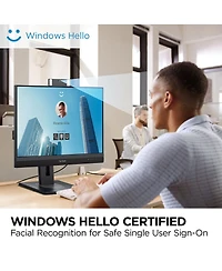ViewSonic VG2457V 24" Ips Full Hd 100Hz Video Conferencing Usb-c Docking Computer Monitor