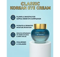 Lovery Hyaluronic De-Puffing Eye Cream - Korean Skincare Hydrating Eye Treatment