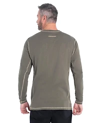 Legendary Whitetails Mens Maverick Slub Henley Long Sleeve Shirt