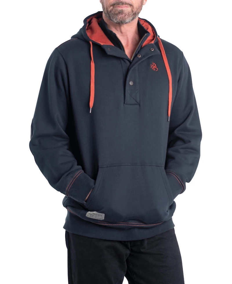 Legendary Whitetails Men's Quarter Zip Hoodie Heavyweight Hooded Long Sleeve Sweatshirt