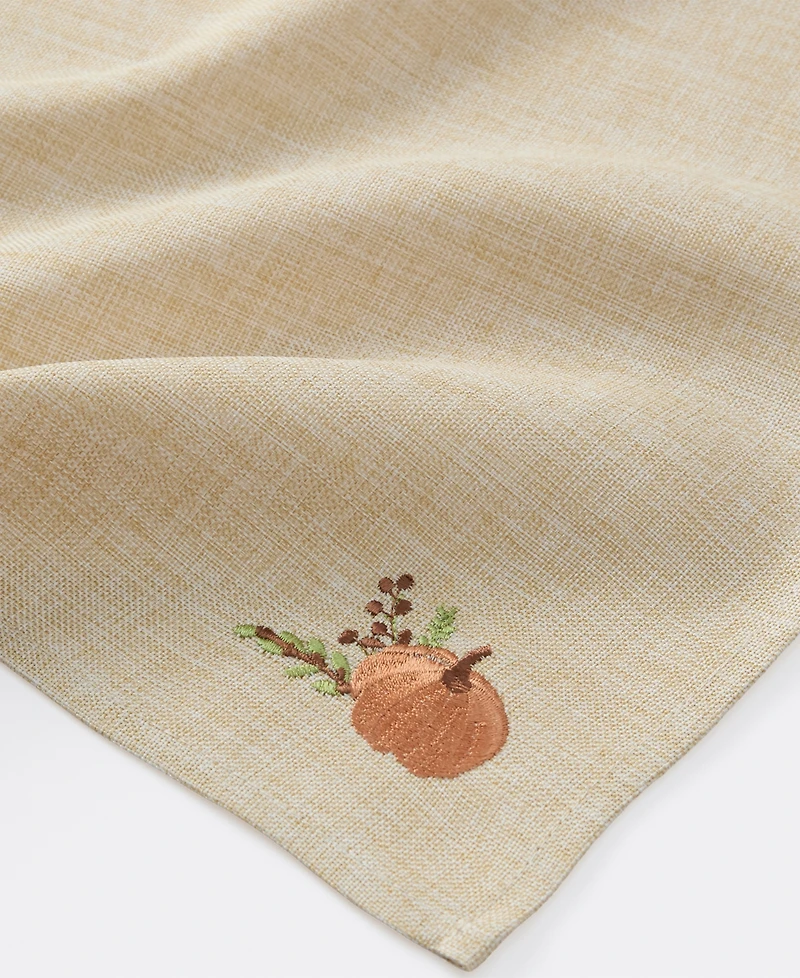 Elrene Pumpkin Picking 4-Piece Napkin Set