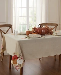 Elrene Pumpkin Picking Rectangular Tablecloth, 60" x 102"