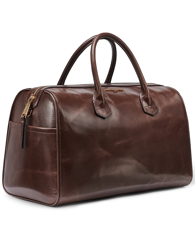 Karl Lagerfeld Paris Perette Small Leather Satchel Handbag