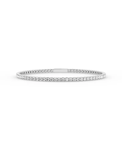 Forever Grown Diamonds Lab-Grown Diamond Bangle (2 ct. t.w.) in Sterling Silver