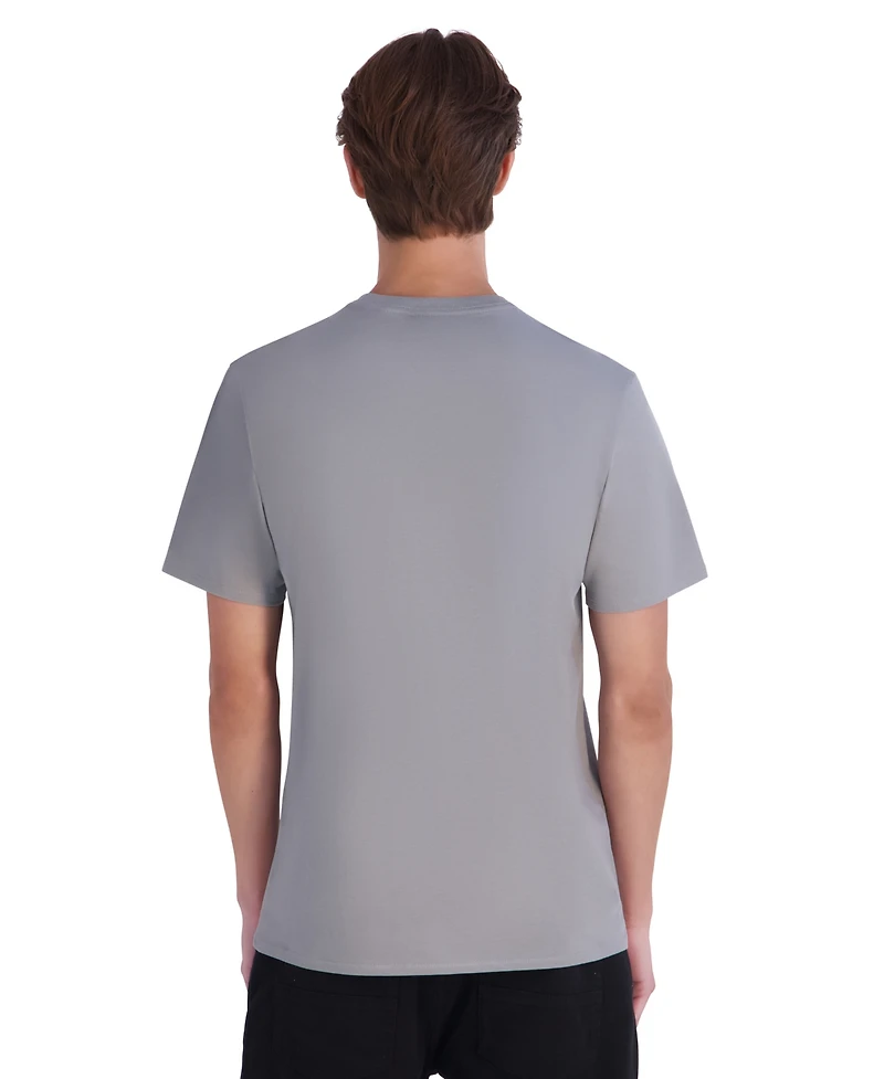 Karl Lagerfeld Paris Men's Rubberized T-Shirt