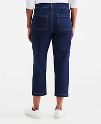 Style & Co Women's High-Rise Straight-Leg Pull-On Utility Jeans, Macy's Exclusive