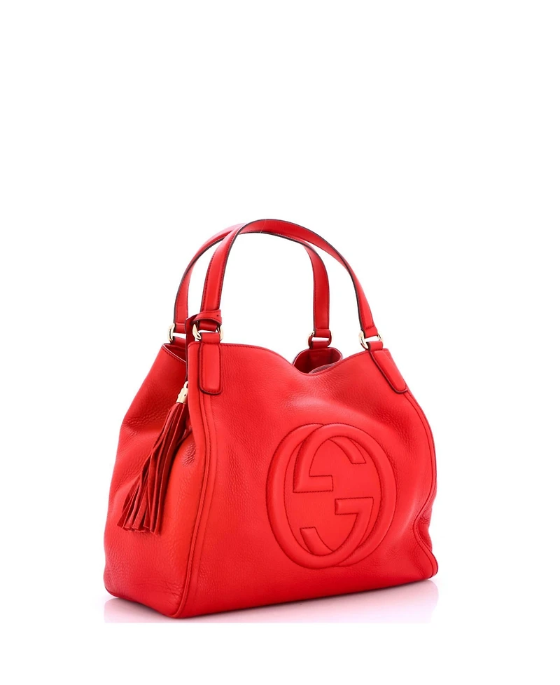 Pre-Owned Gucci Medium Soho Shoulder Bag Leather