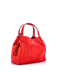 Pre-Owned Gucci Medium Soho Shoulder Bag Leather