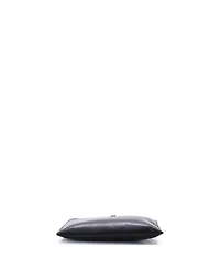 Pre-Owned Saint Laurent Medium Classic Monogram Wristlet Pouch Leather