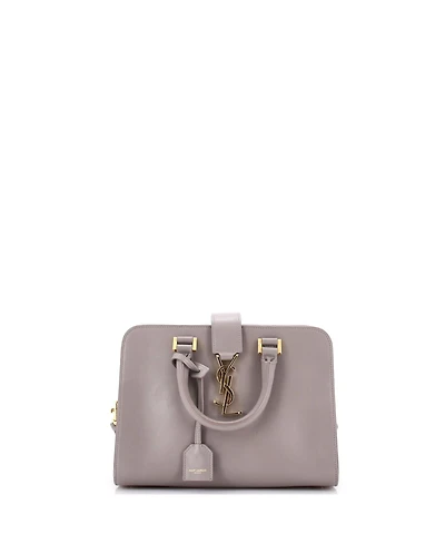 Pre-Owned Saint Laurent Baby Monogram Cabas Leather