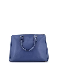 Pre-Owned Prada Large Double Zip Lux Tote Saffiano Leather