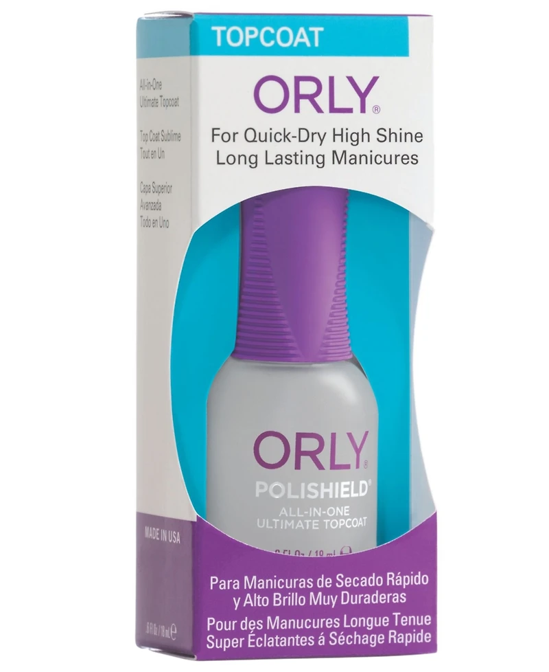 Orly Polishield High-Shine Topcoat, 0.6 oz.