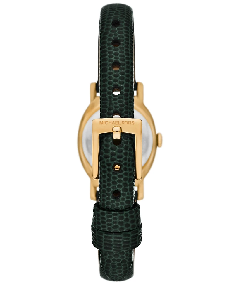 Michael Michael Kors Women's Maude Three-Hand Leather Watch 21mm