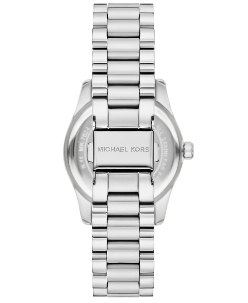 Michael Michael Kors Women's Lexington Three-Hand Stainless Steel Watch 33mm