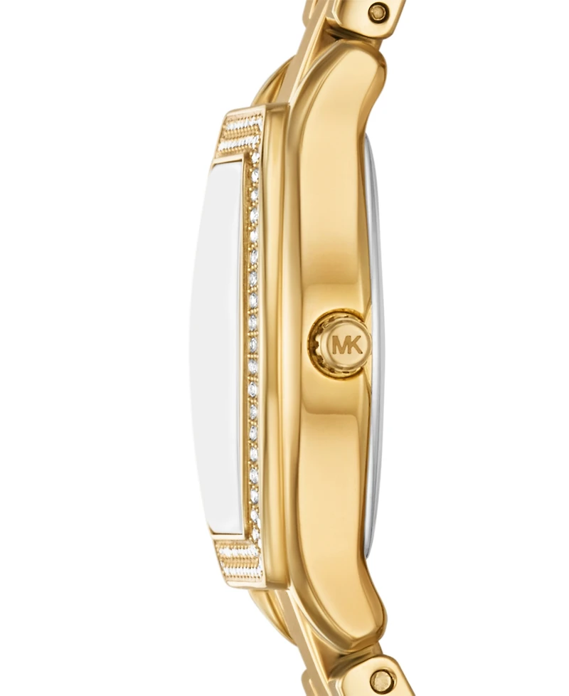 Michael Michael Kors Women's Chelsea Three-Hand Gold-Tone Stainless Steel Watch 25mm