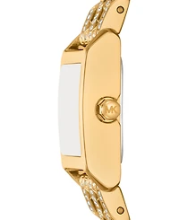 Michael Michael Kors Women's Georgie Two-Hand Gold-Tone Stainless Steel Watch 19mm