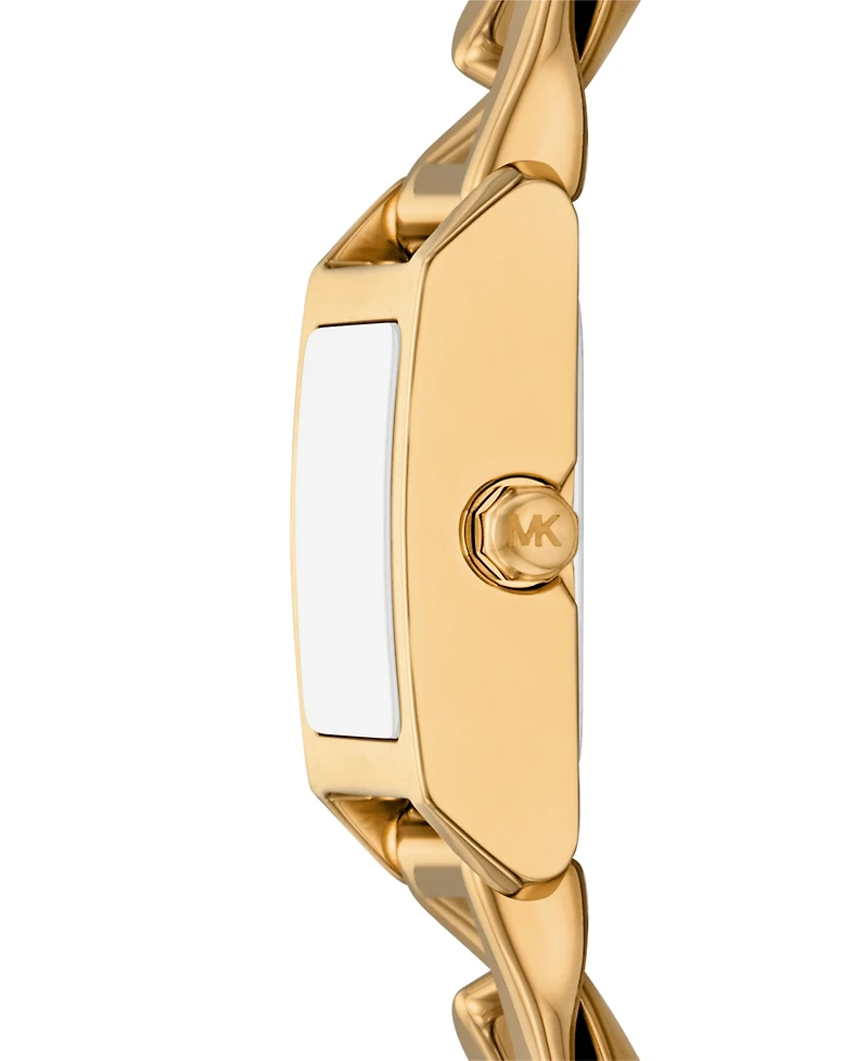 Michael Michael Kors Women's Georgie Two-Hand Gold-Tone Stainless Steel Watch 19mm