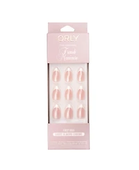Orly First Kiss Chrome French Manicure Short Almond Press-On Nail Set, 0.07 oz.